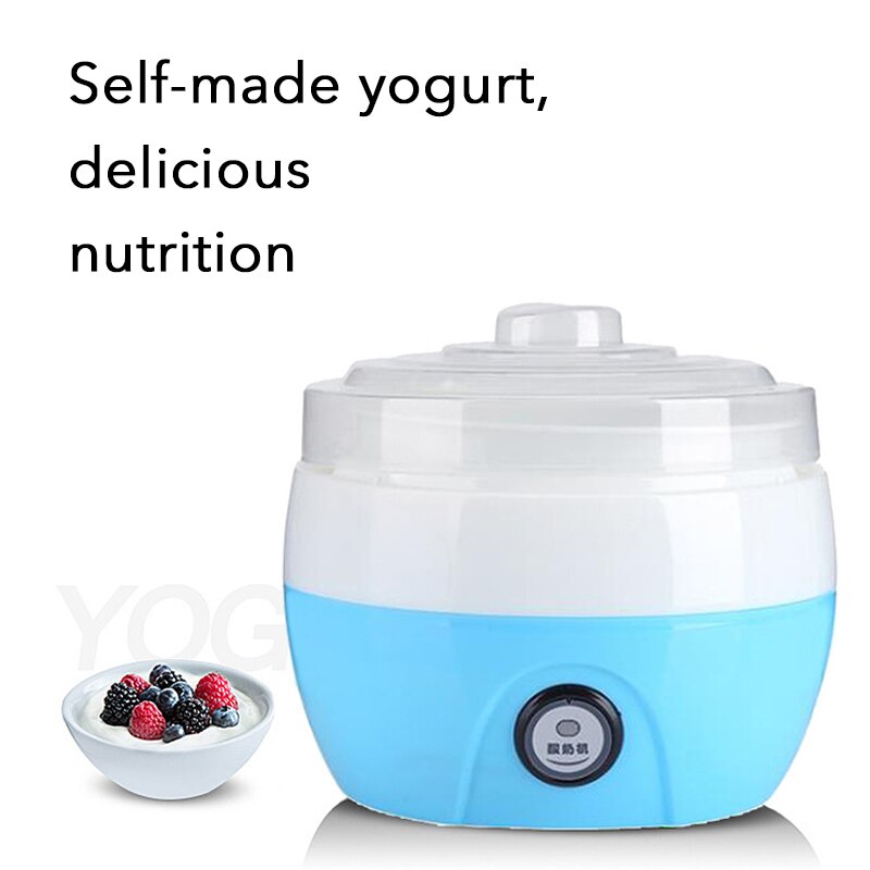 Mini yoghurt maker maskine yougurt natto ris plastmateriale simpelthen betjene yoghurt fremstiller maskine køkken apparater