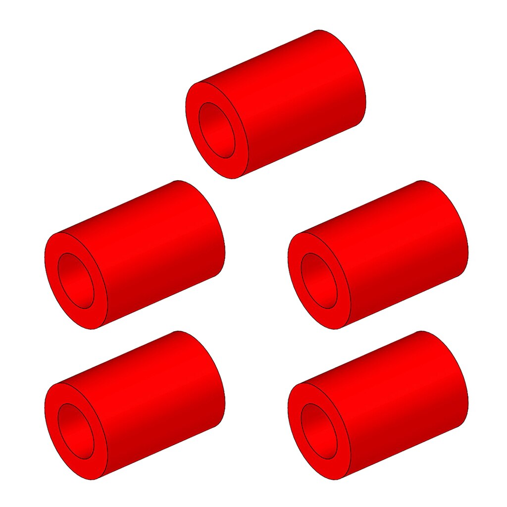 5 Stks/set Bike Brake Shift Behuizing Covers Frame Protector Siliconen Fiets Kabel Mouw-Kleuren Selecteren: Red 1