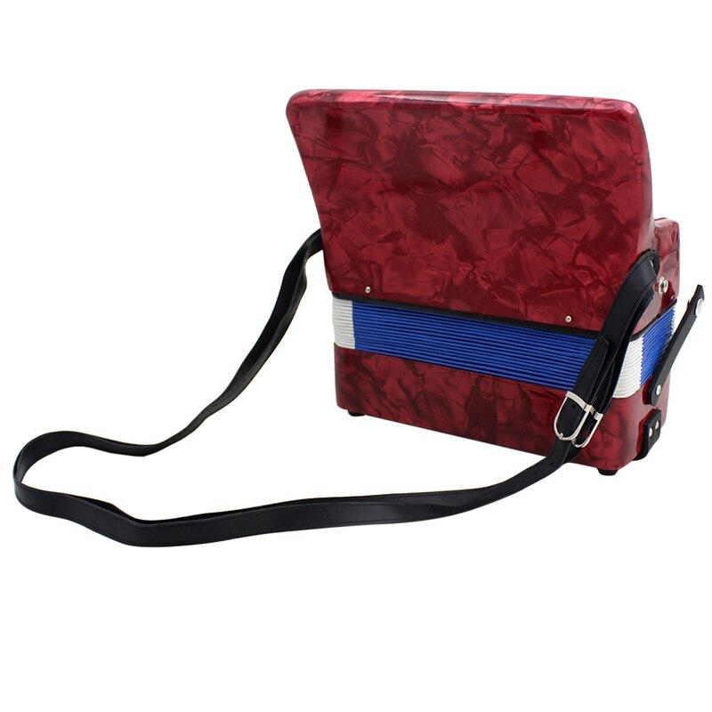 17 Key Professionele Mini Accordeon Educatieve Muziekinstrument Voor Zowel Kinderen Volwassen Rood