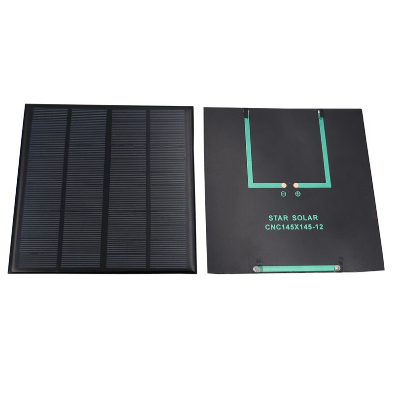 3W 12V Mini Solar Panel DIY Polysilicon Solar Charger for Home Office Outdoor Activity --M25