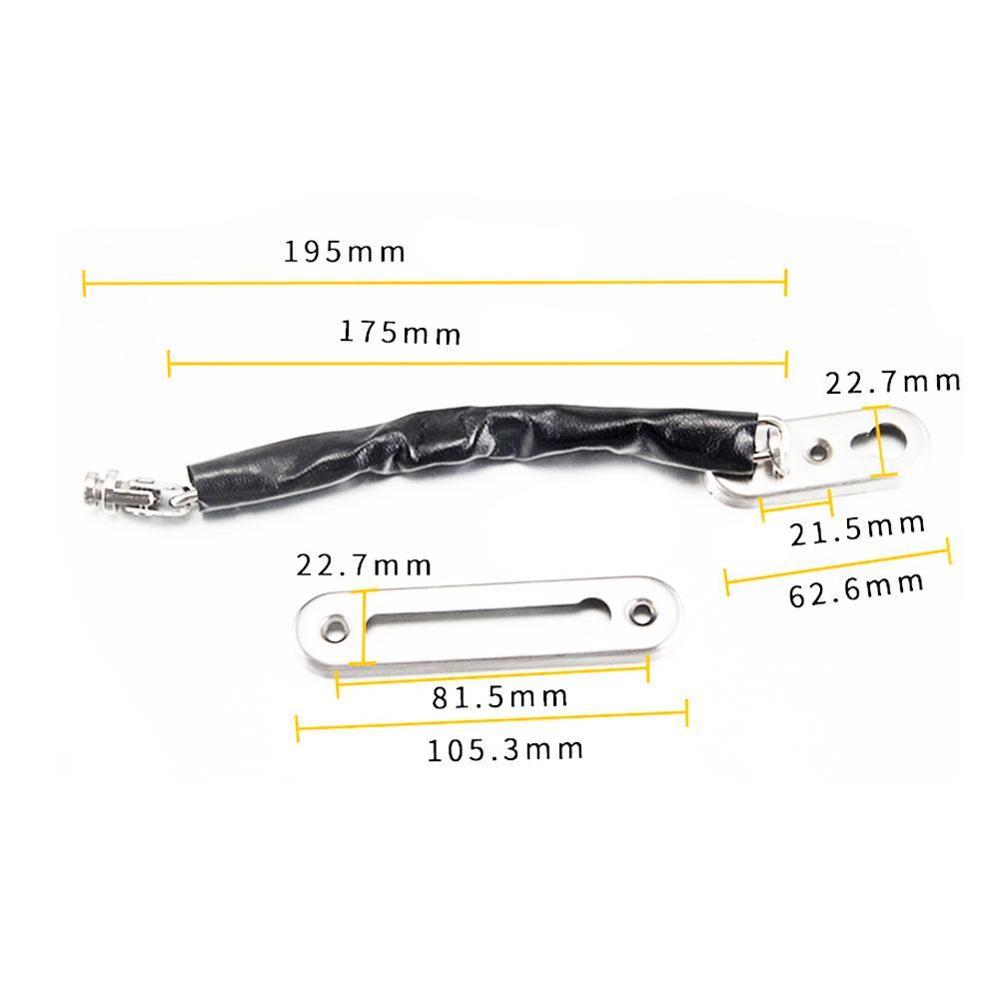 Steel Security Door Bolt Buckle Chain Bold Latch Lock Chain Lock Door Door Latch Door Anti-theft Chain Hardware D S7S7