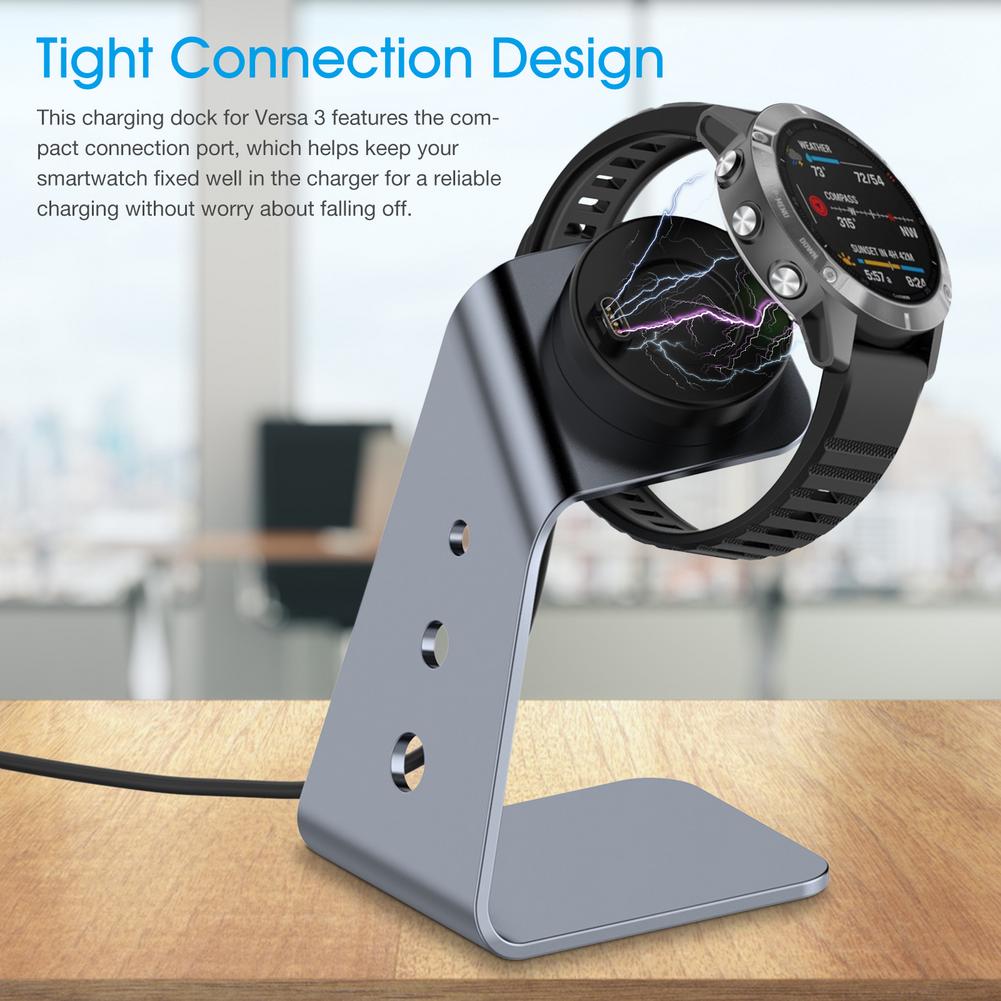 Universal Charging Stand Watch Charger Dock Holder For Garmin Forerunner 745 Garmin Venu Sq Fenix6 Watch Accessories