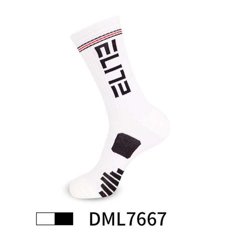 Basketball Socks Knee-High Breathable Street Sports Cycling Running Match Non-Slip Towel Bottom Socks: 3