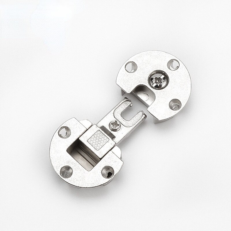 Cabinet door concealed hinge, flap hinge, alloy flap hinge, 180 degree folding concealed hinge, folding wood table round hinge: Default Title