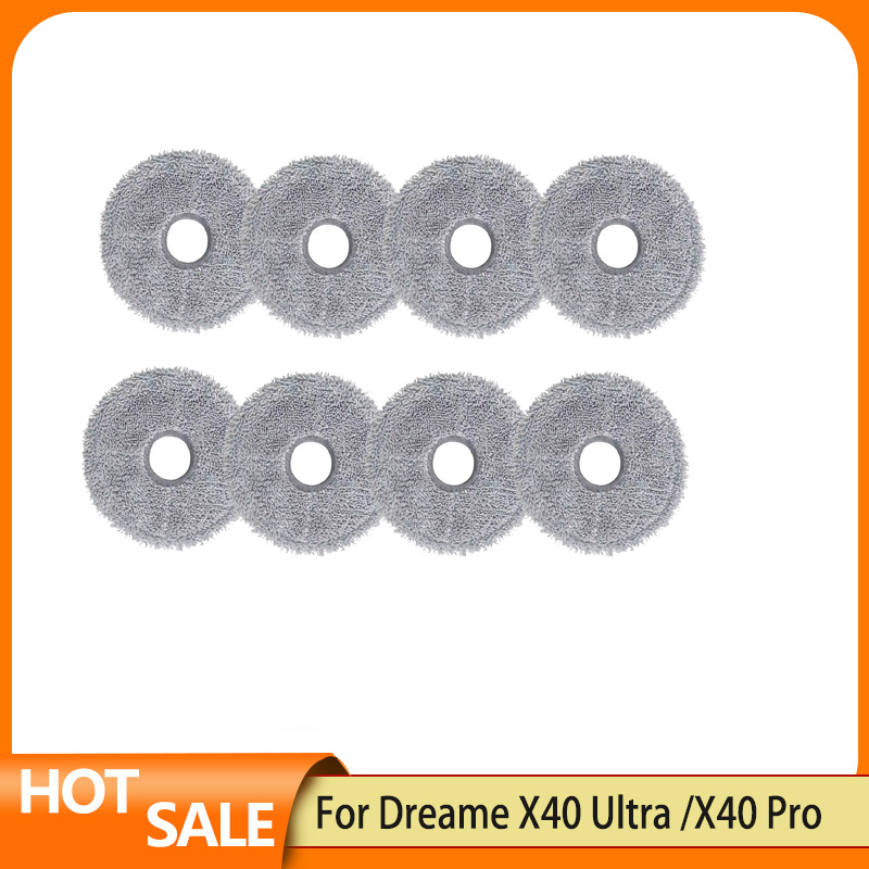 Dreame X40 Ultra / L40 Ultra/MOVA P50 Pro Ultra/ MOVA P10 Pro ultra Parts Roller Side Brush Hepa Filter Dust Bag Accessories: Orange