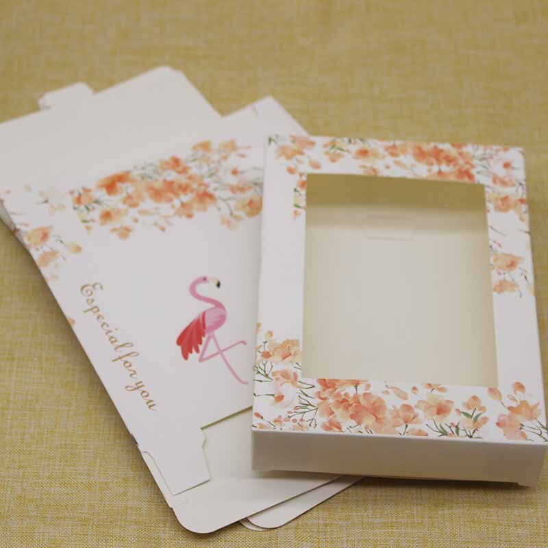 10 Uds papel para manualidades DIY de almacenamiento de caja de de Navidad con ventana dulces en caja de cajas gracias en casa proveedores caja