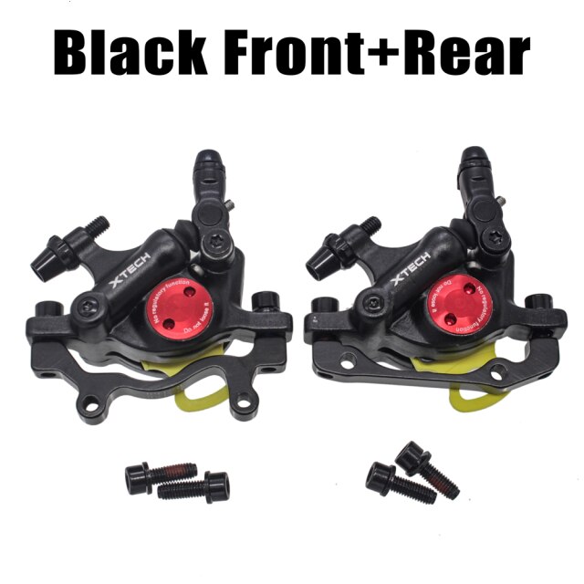 ZOOM XTECH-cilindro de freno de disco de tracción de línea hidráulica HB100, con rotores HS1 G3, compatible con M375, TX805, MT200, M315, M365, M395, M447: Black A Pair