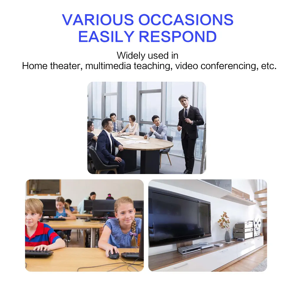 4K HDMI-kompatibel Splitter Volle HD 1080p HDMI-kompatibel Schalter 1X2 Splitter 1 in 2 Out verstärker Dual Display Für HDTV DVD