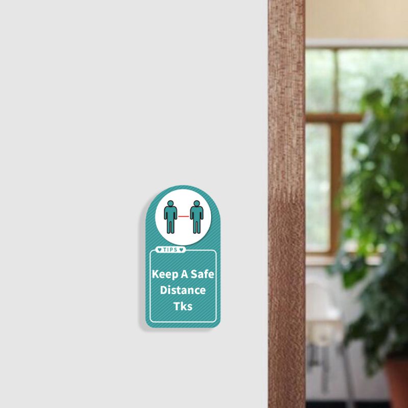 1pcs Acrylic Prevention Signs Welcome Sign Shop Warning Sign Shop Disinfected Sign For Restaurants School Office Building