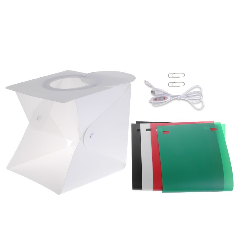 1Set Foldable Photo Shooting Lightbox Tent Dimmable Tabletop Photography Softbox