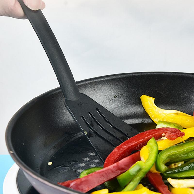 Juego de utensilios de cocina de silicona, cuchara y espátula para servir, cubiertos de cocina, accesorios de cocina