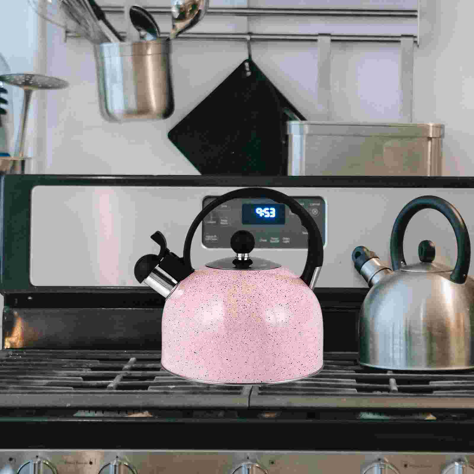 1pc Whistling Kettle 2.5L Stainless Steel Whistle Tea Kettle Water Bottle Tea Pot )