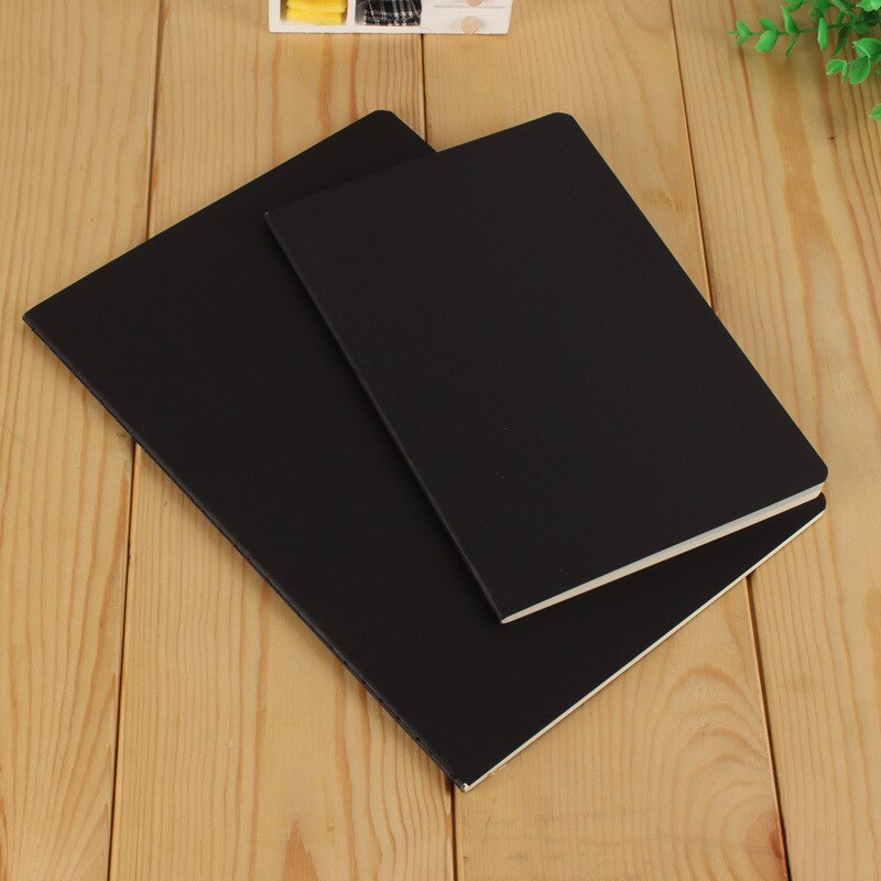 A5 B5 Notebook 76 Pages Blank Inner Page Daily Writing Planner Journal Notepad Drawing Painting Sketchbook School Office Supply