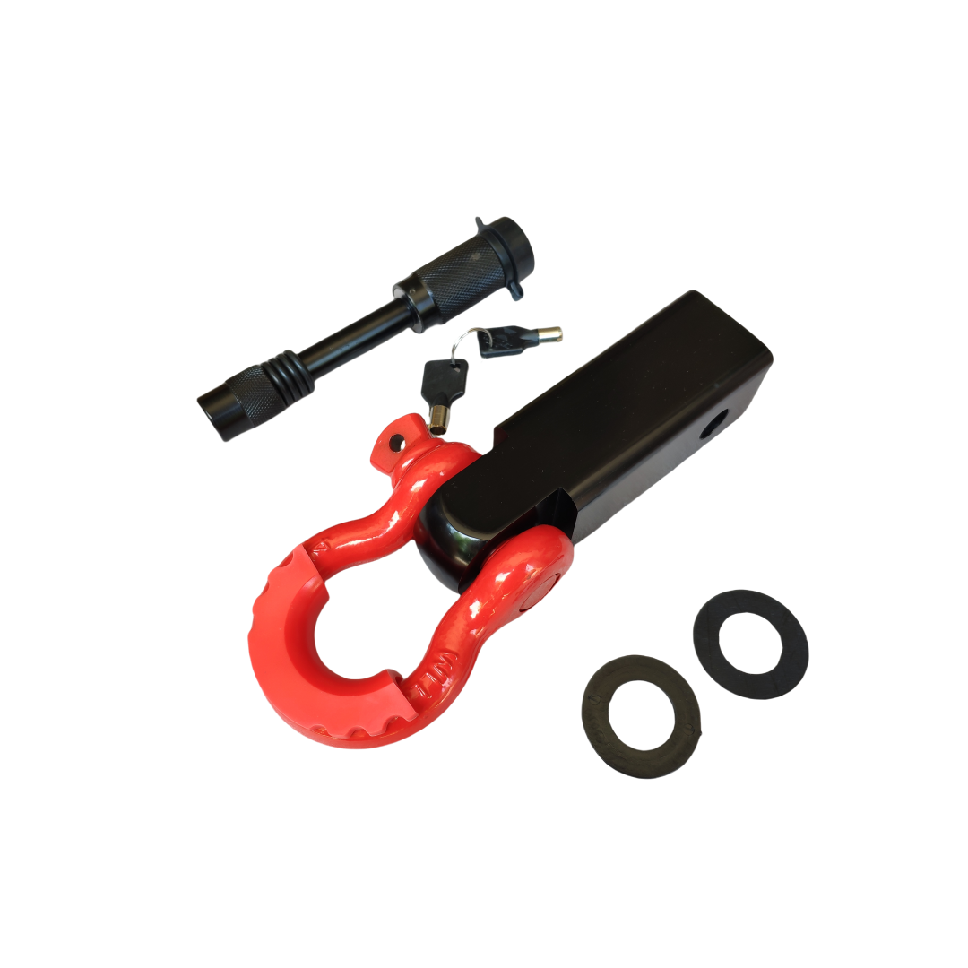 18000 Lbs 2 Inch Shackle Ontvanger Sleepwagen Trekhaak 4X4 Trekhaak: YELLOW