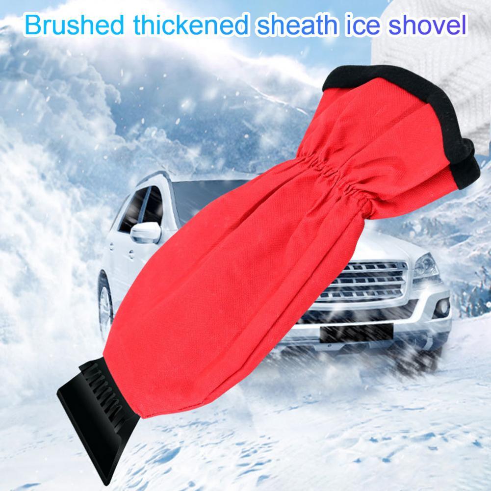 Snow Removal Thickened Sheath Waterproof Winter Tool Car Ice Scraper For Winter Snow Shovel Glove removing the snow of car