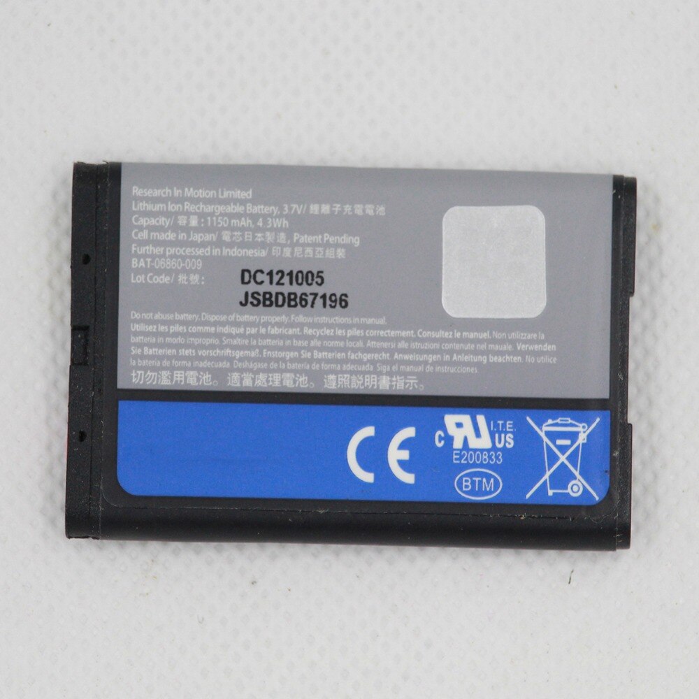 ISUNOO Téléphone Portable batterie C-S2 CS2 pour Blackberry Curve 9300 8300 8310 8320 8330 8520 8530 8700 Batterie De Remplacement interne