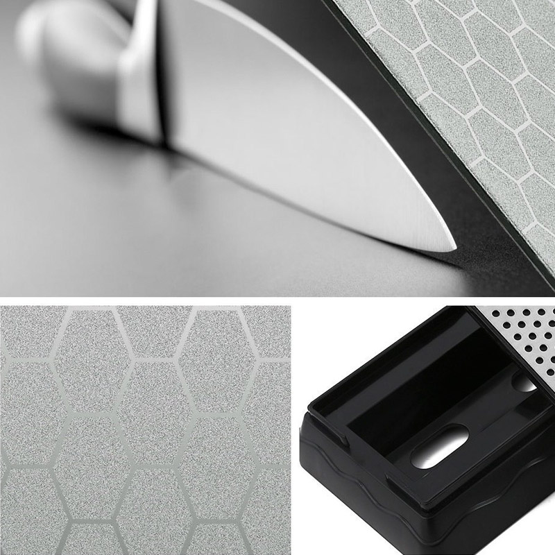 Double-sided Knife Sharpeners Sharpening Stone Diamond Plate Convenient for Kitchen Knives Whetstone Cutter Tool