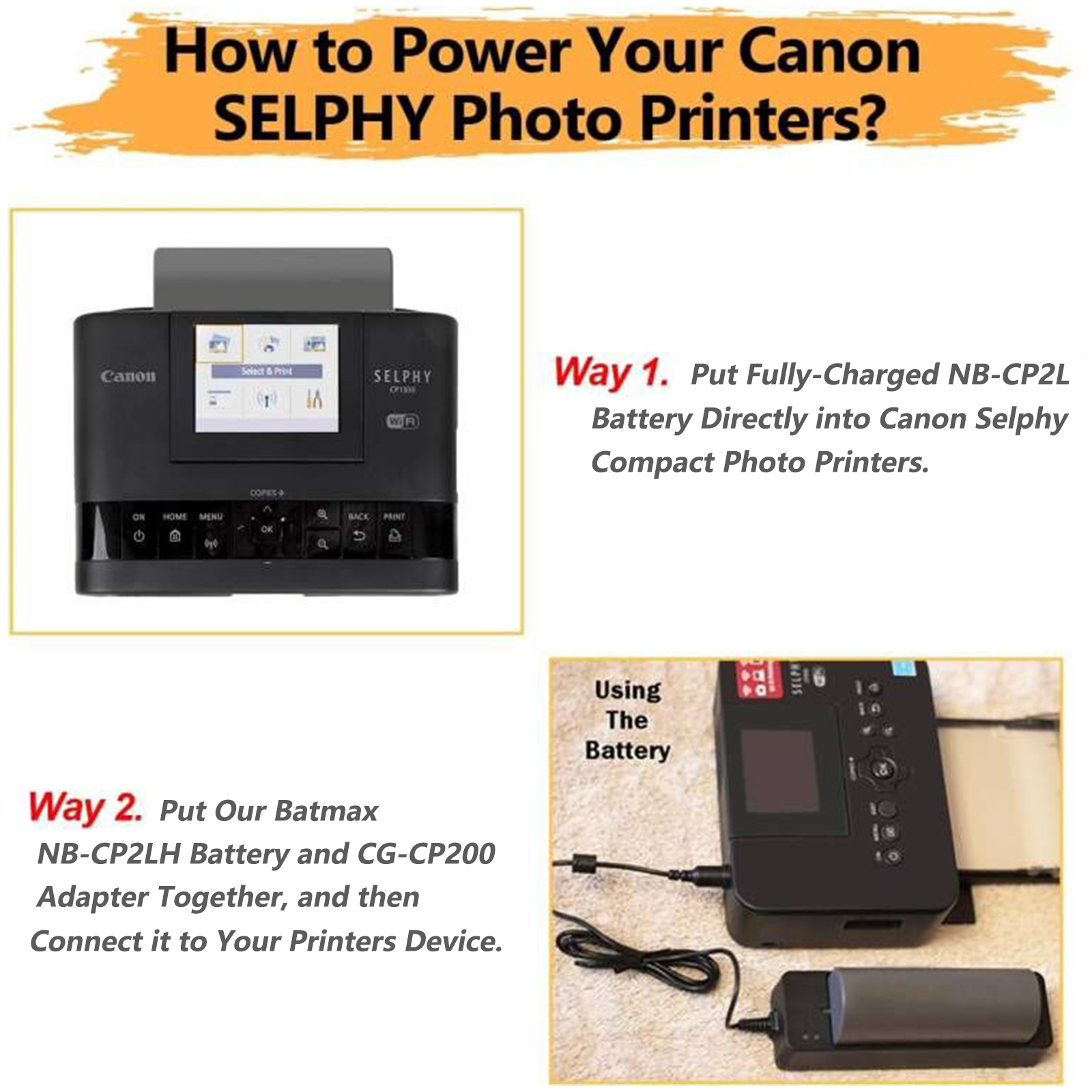 Batmax NB-CP2L NB-CP2LH batterie NB-CP1L et chargeur pour Canon SELPHY CP1500 CP1300 CP1200 CP910 CP900 CP800 CP790 CP780 CG-CP200