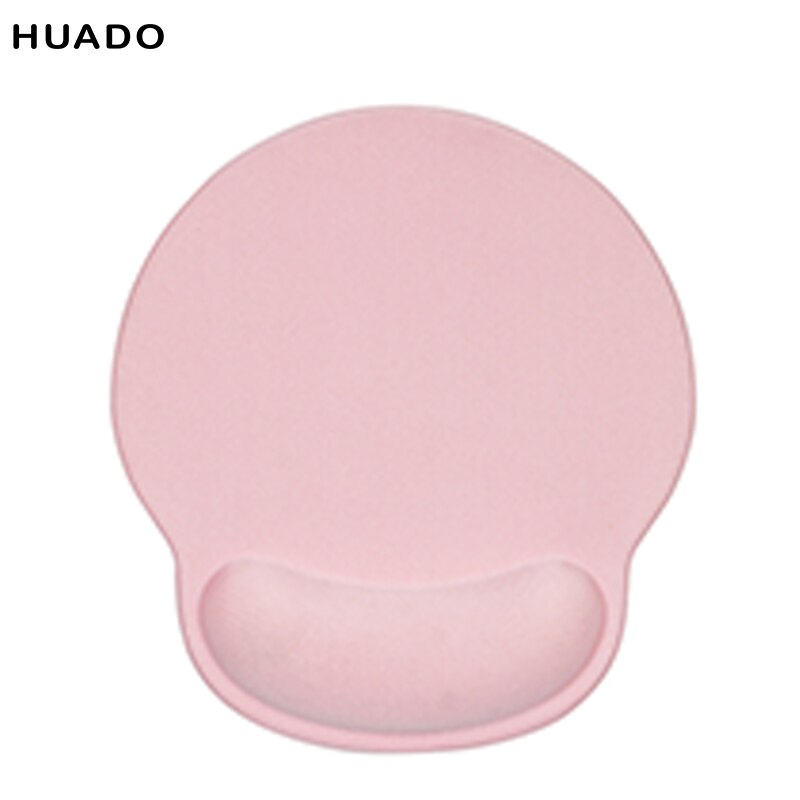 Ergonomie Mauspad aus Memory-Schaum mit Handgelenkauflage, Hand- und Handgelenk-Mauspad, rutschfeste Gummiunterseite: Dark Grau