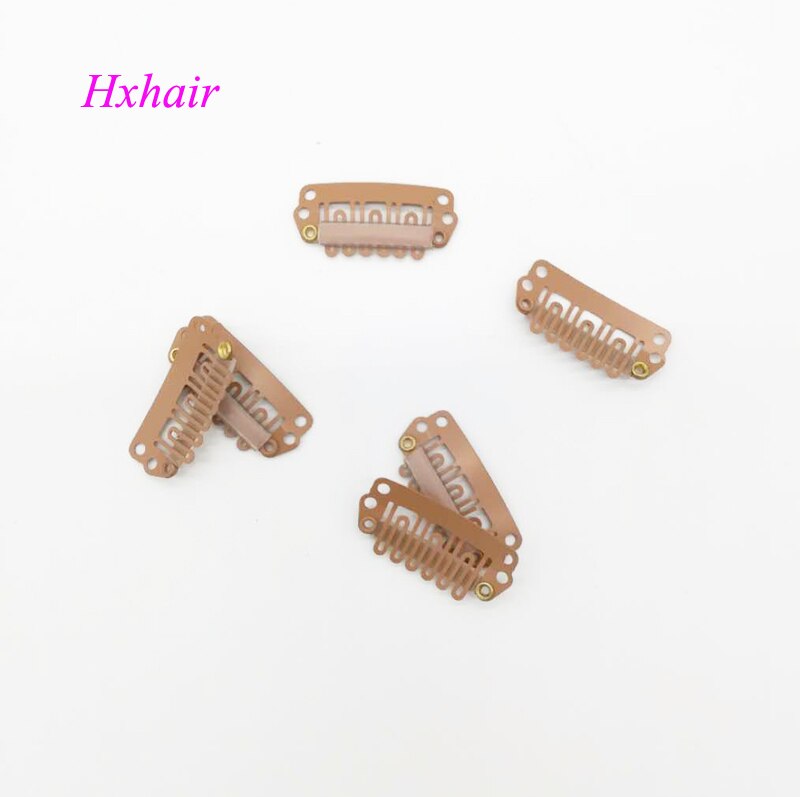 - 100 stk 28mm parykker snap clips / toupe snap clips til hair extensions / weft hair extensions