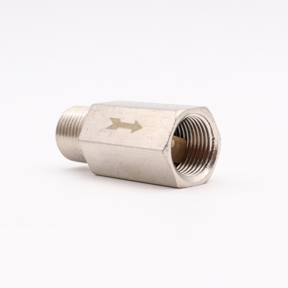 1/8 " 1/4 " 3/8 " 1/2 " bsp han-til-hun pneumatisk kontraventil fuld-vejs kontraventil for luft, vand, olie og naturgas
