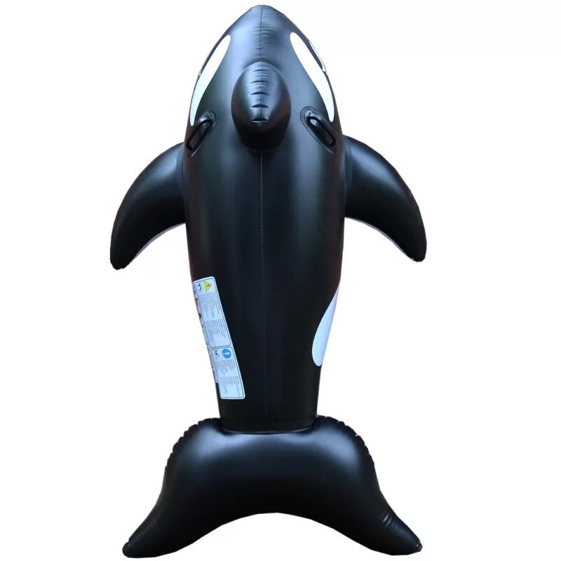 Lato nadmuchiwany kształt rekina basen kąpielowy pływa tratwa dmuchane materace pływanie zabawa sportowy wodne zabawki plażbyć winnym dla dorosłych