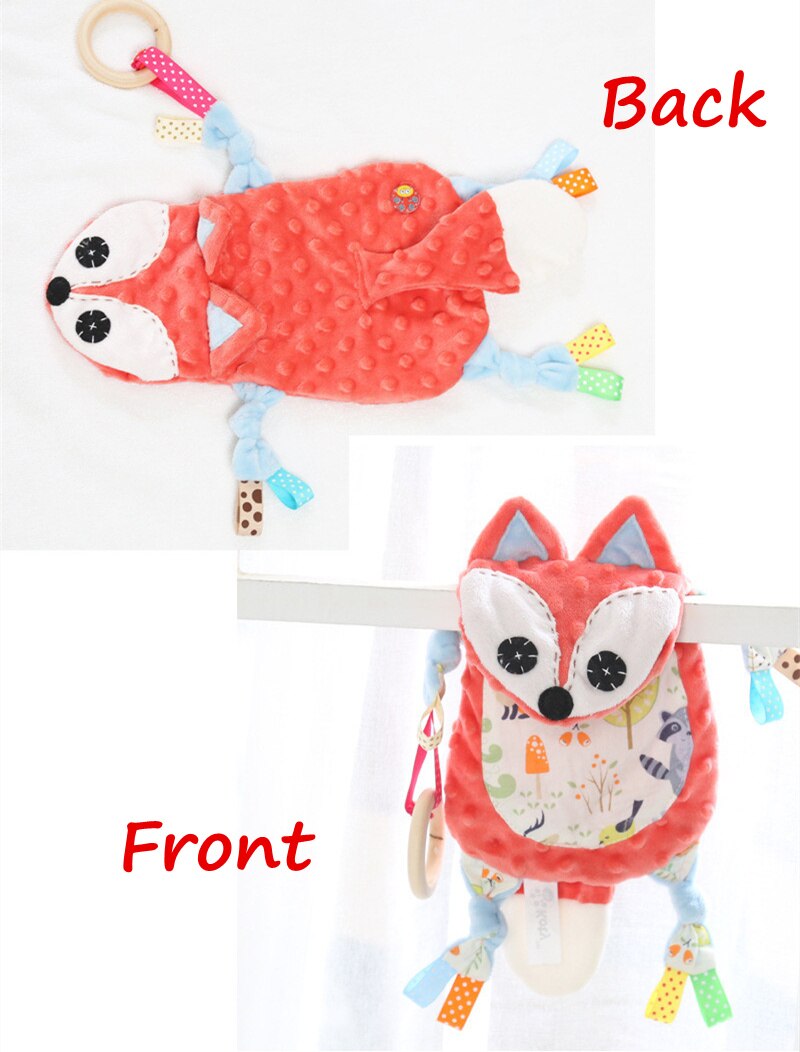 Baby Baby Animal Kalmeren Sussen Handdoek Zachte Pluche Troostende Pacificeren Handdoek Sussen Handdoek Dekentje Rustgevende Handdoek Baby Speelgoed Pop