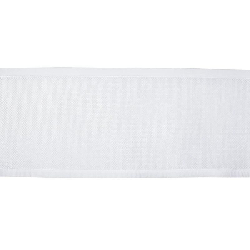 Klassieke Ademend Mesh Wieg Liner-Wit, Ademend Baby Ademend Mesh Wieg Liner Geschikt Voor 4 Panel Wieg