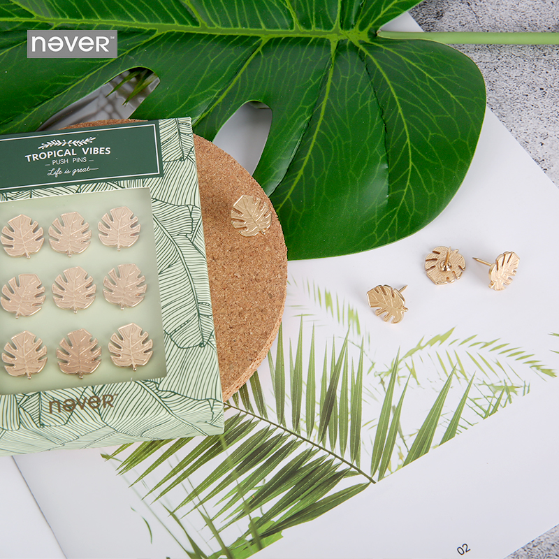 Papeterie vert plantation série moulage goujons flamants roses Cactus liège clous planche à épingles liège pouce punaises punaises bureau broches