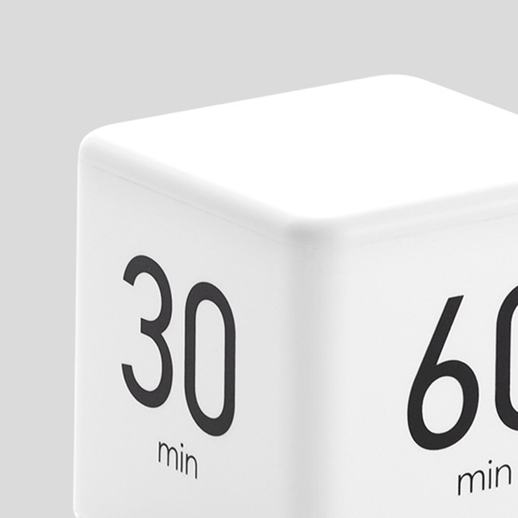 Cube Timer Alarm Clock for Study Workout Timer w/ LED Display Reminder