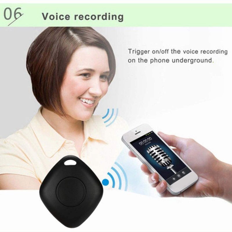 Portable GPS Locator,Tracker With APP For Android/IOS Mobile Phone Wireless Bluetooth Wallet Finder,Item Tracker With Loud Peep
