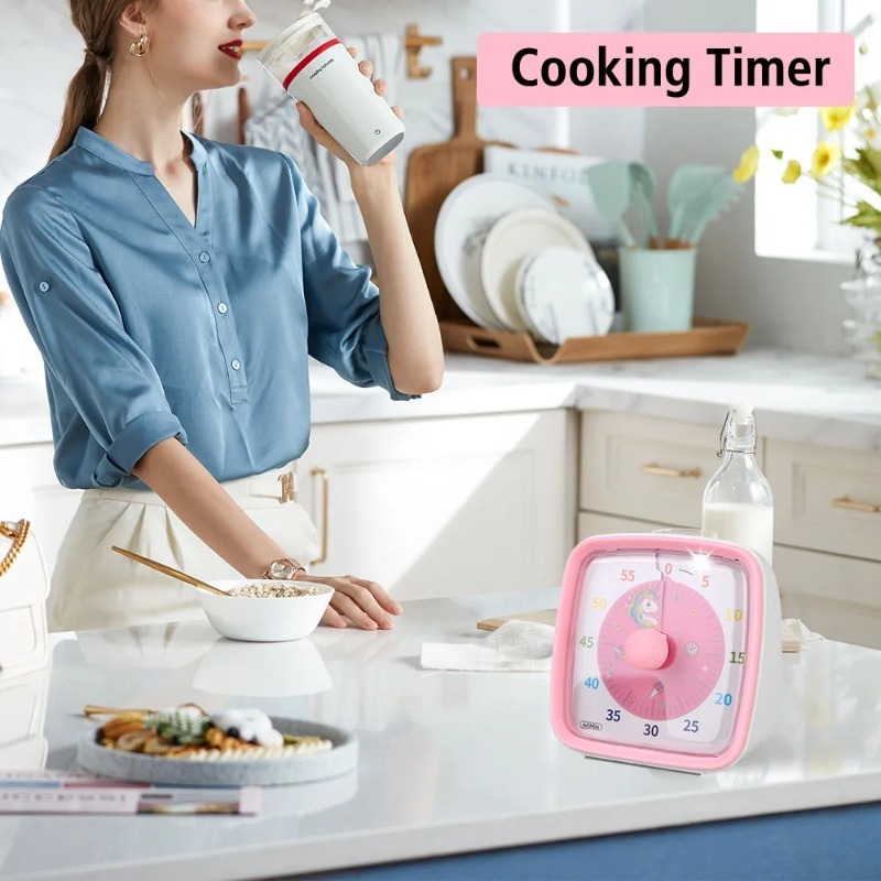 Kinder-Timer, Selbstdisziplin-Gerät, visuelles Zeitmanagement, Grundschüler, Studium, Hausaufgaben, Fokus, Werkzeug, Lernhilfe, Uhr