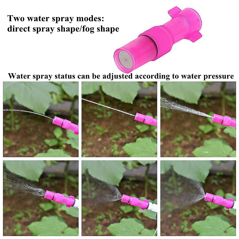 2 Stuks Landbouw Verstelbare Sproeimodus Verstuifspuit Mondstuk Tuin Gazon Irrigatie Handdruk Pesticide Spuitmond Spuitmond