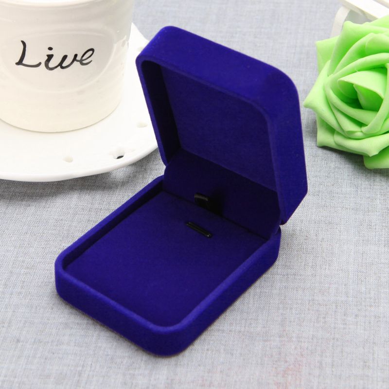 1Pcs Jewelry Box necklace bracelet Ring Storage Box Organizer Display Case Lovely pink girls: B1