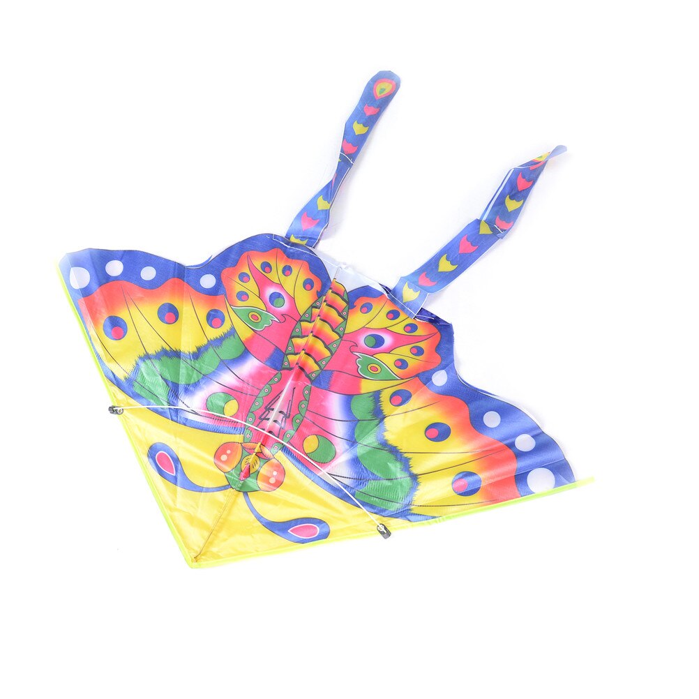 CIM Cometa Mariposa Naranja – Una Línea, 58x40 Cm, Para Niños +3 Años, Incluye 20 M De Hilo Y Cola De 195 Cm