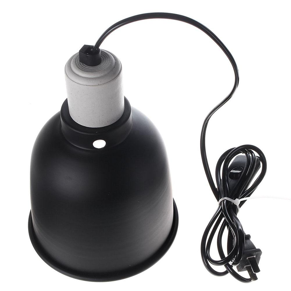 300W Keramik Wärme UVA / UVB Lampenschirm Lampe Licht für Reptilien E27 Mit Schalter Warmen Sonnenlicht: europäisch Vorschriften