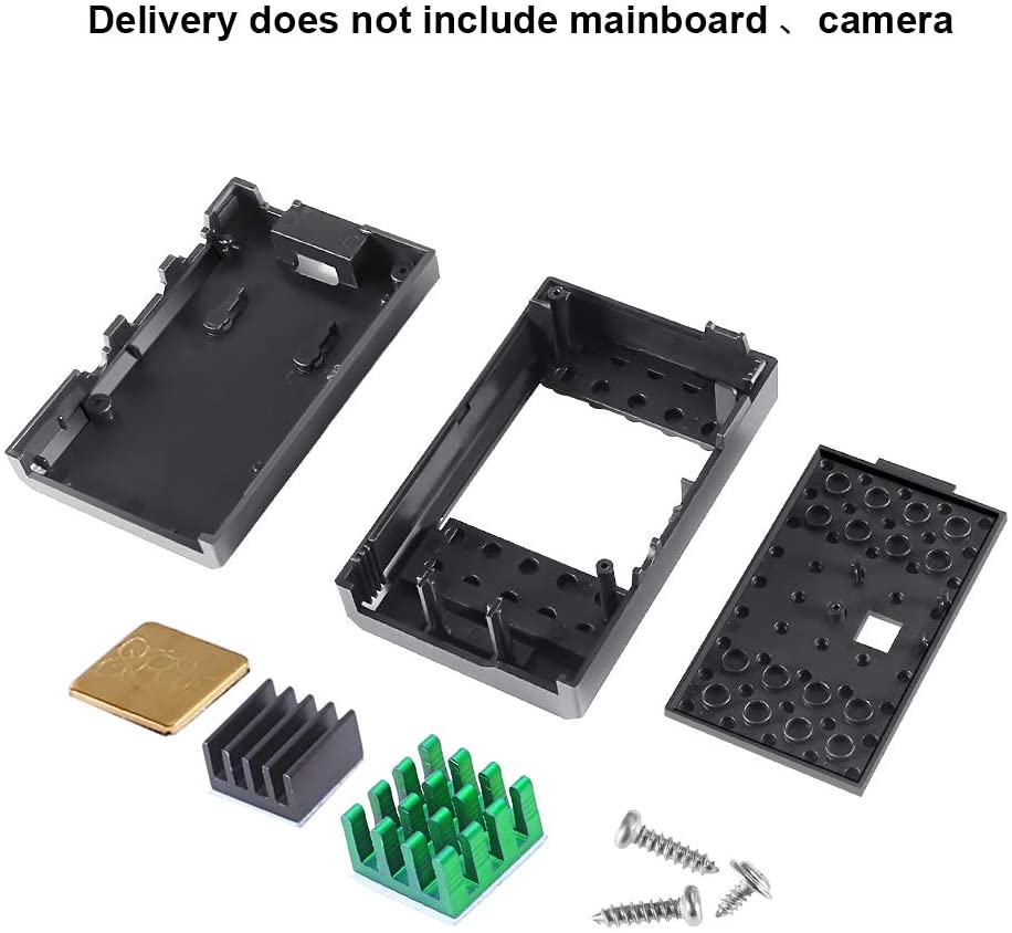 Raspberry Pi 3 B+ Case Supporting Camera Installation with Heatsinks Case Holder for Raspberry Pi 3 Model