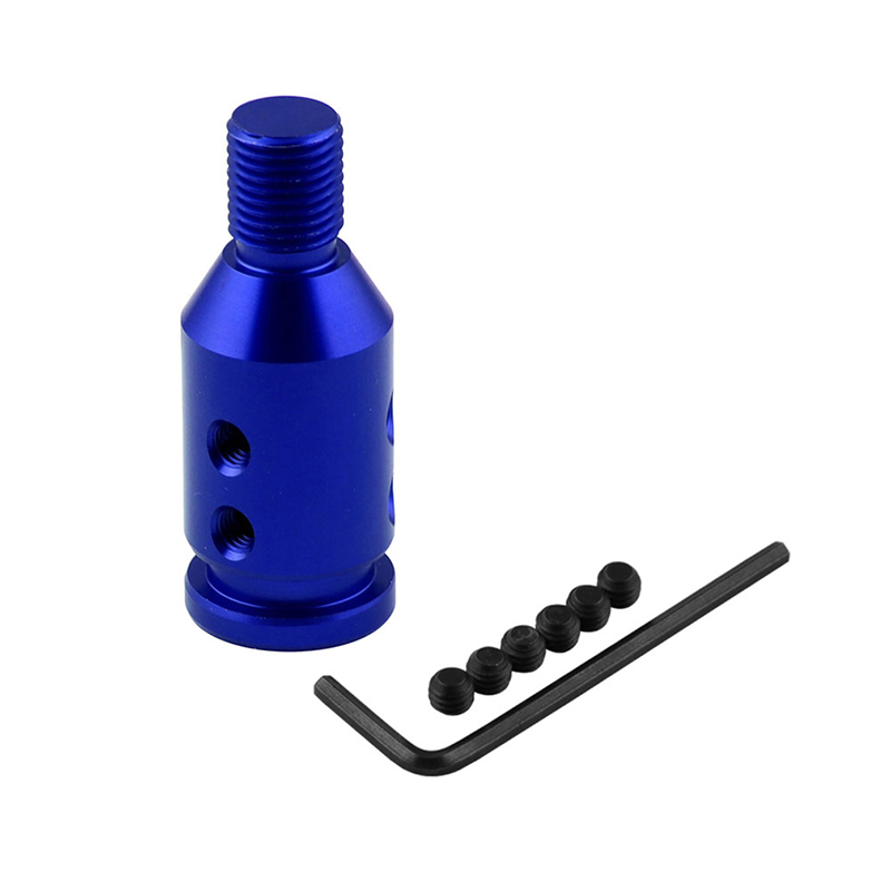 Automotive Accessories Auto Parts Thread Converter For Automobile Gear Head Gear Lever Adapter: blue