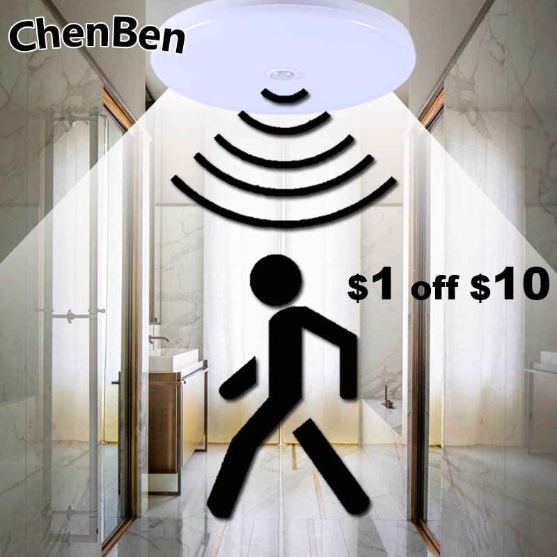 Ceiling Lighting Motion Sensor/Human induction Smart PIR led ceiling lights Fixture Bathroom Aisle Stairs Balcony Ceiling lamps