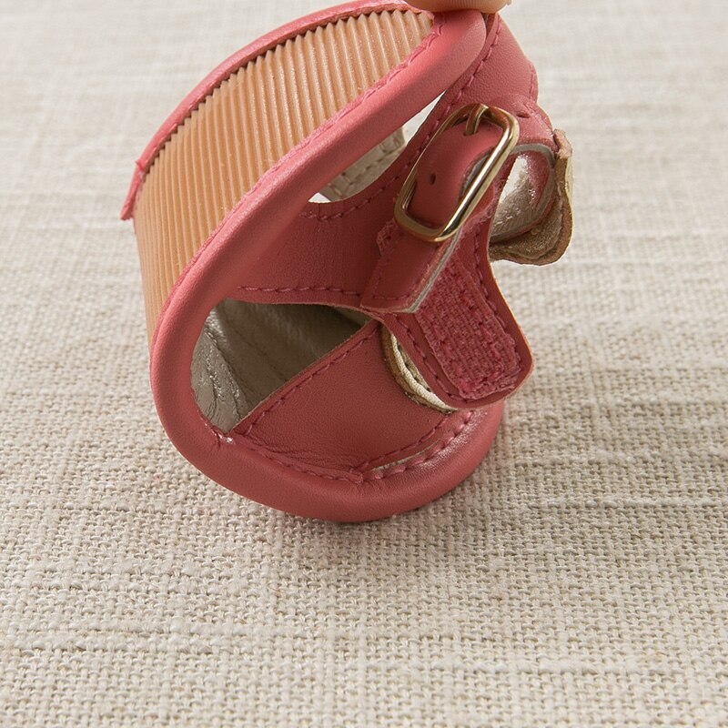 DB10247 Dave Bella summer baby girl sandals born prewalkers infant shoes girl red sandals Princesss shoes