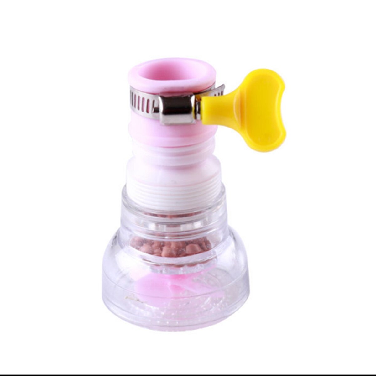 Économiseur d'eau rotatif, accessoires de cuisine, salle de bains, filtre d'arrosage, rallonges de robinet, outil télescopique de filtrage de l'eau du robinet: 6