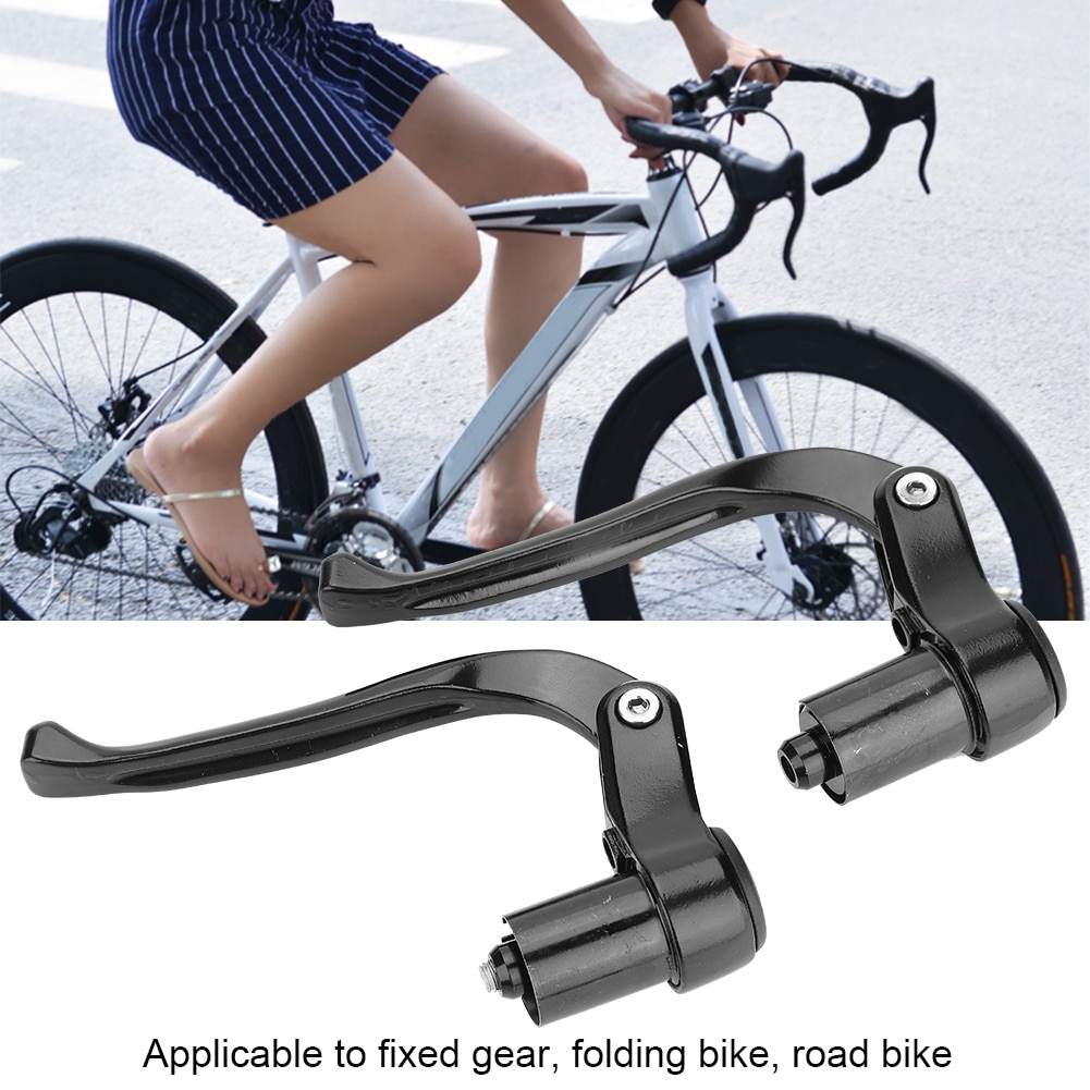 1 paar fietssturen mtb fixed gear racefiets remhendel stuur tt triatlon bar end voor fiets