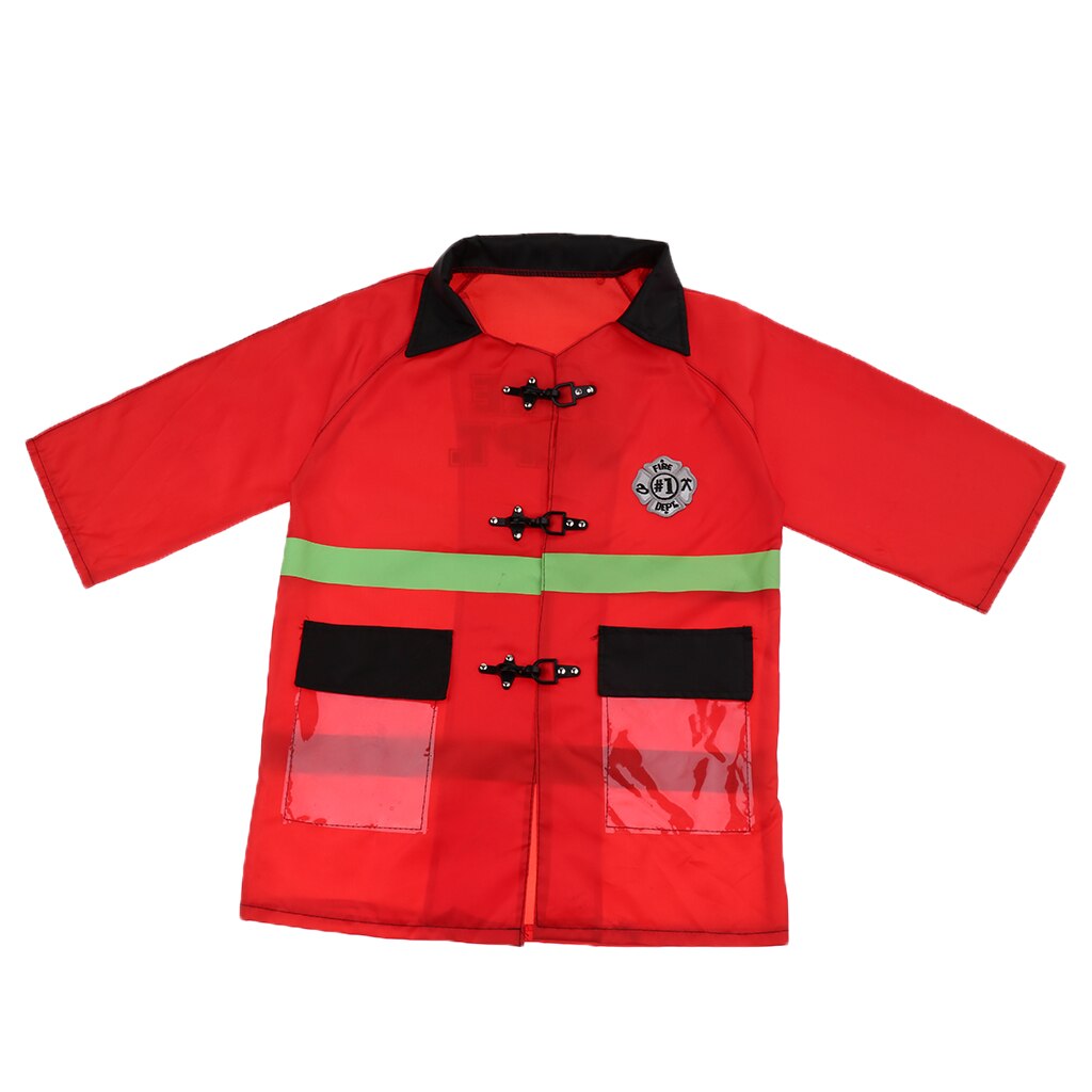 Kinderen Fire Chief Rollenspel Kostuum Halloween Cosplay Megafoon Gereedschap 10 Delige Set Kids Dress Up Speelgoed