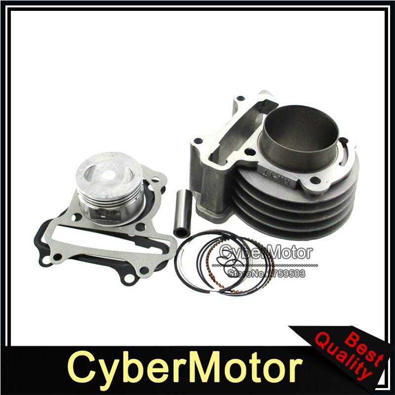 100cc stora hål 50mm cylinder kit för 139 qmb  gy6 50cc 80cc moped skoter fyrhjuling atv