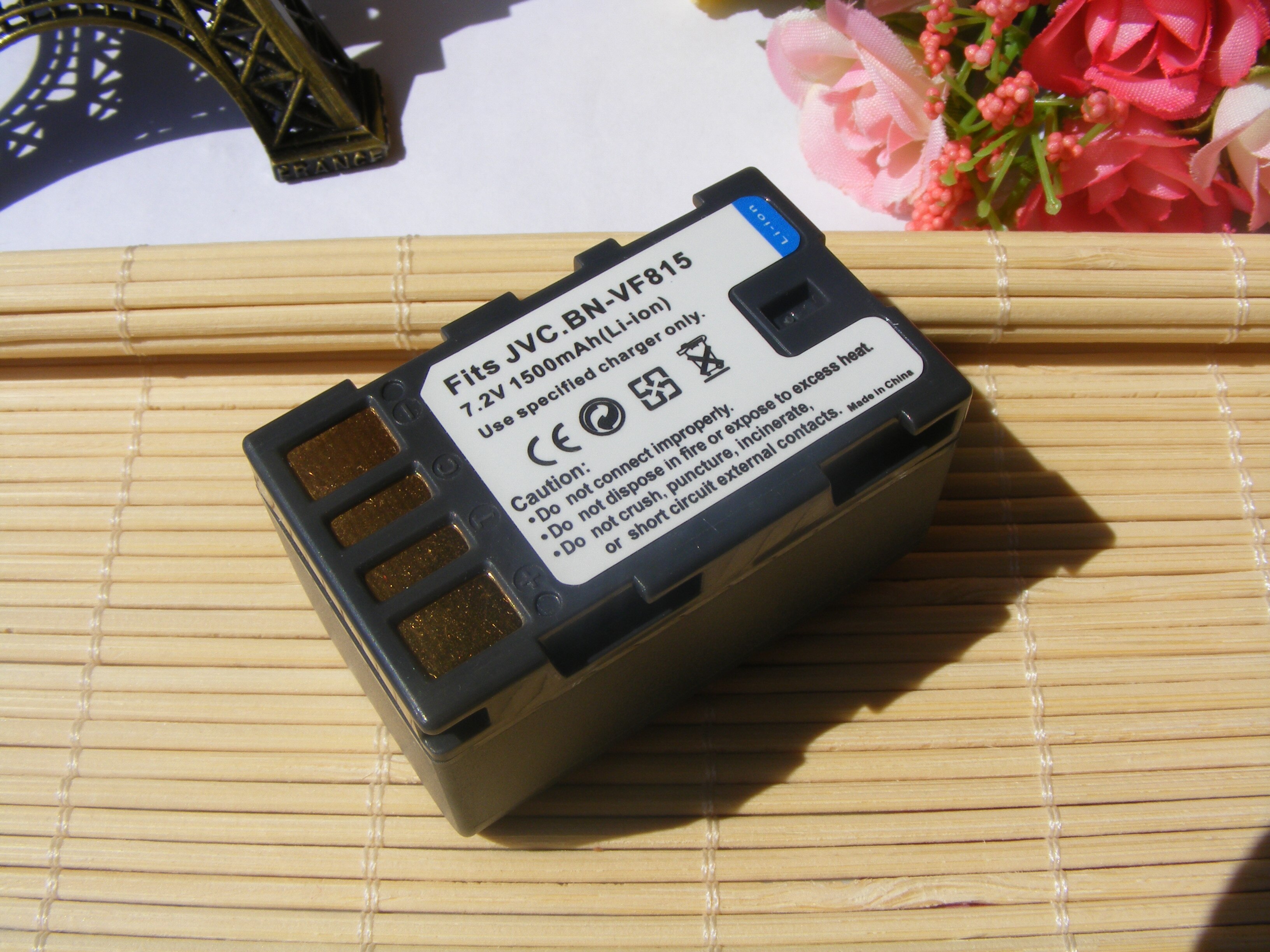 Battery for JVC BNVF808U BN-VF815 GZ-MS120 GZ-HM200 GZ-HM200b GZ-MG630 MS100