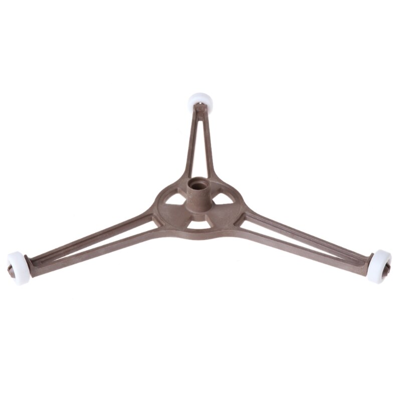 MOLF-bandeja triangular de plástico para horno microondas, soporte para placa plana de vidrio de 24,5 cm