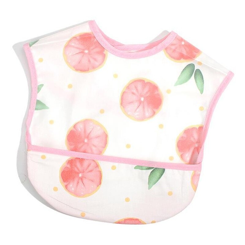 EVA Waterproof Baby Bibs Sleeveless Baby Boys Girls Bib Kids Fox Dinosaur Cactus Baby Feeding Bibs with Pocket Child Apron Smock: 14