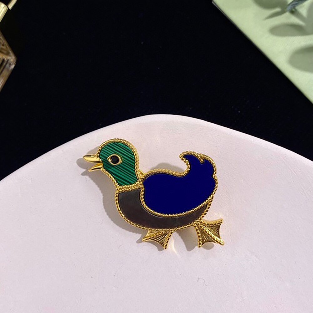 Markenschmuck, retro-brosche im ägyptischen pharao-tier-party-stil, niedliche kleine tierbrosche in gold: 1
