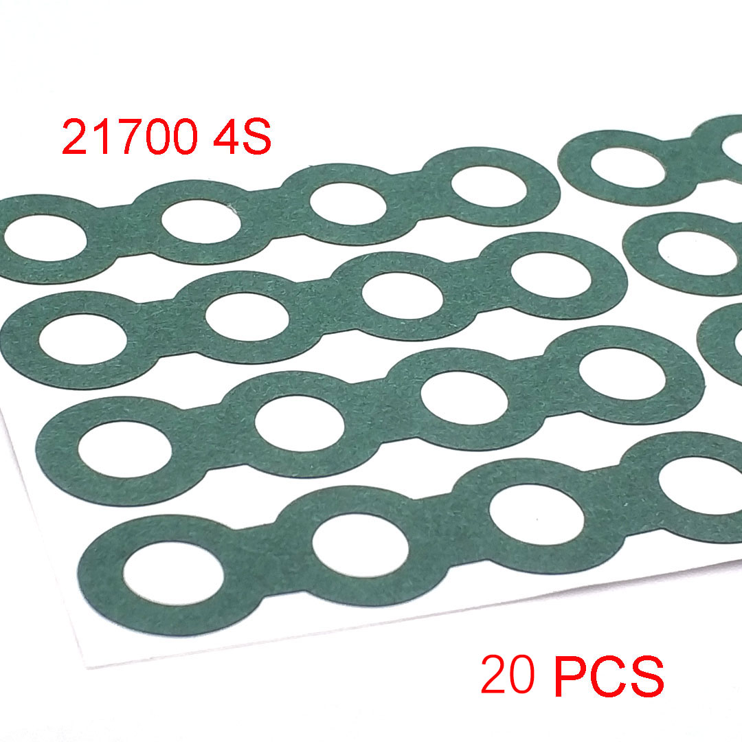 18650 21700 32650 Li-ion Battery Insulation Gasket Barley Paper Battery Pack Cell Insulating Glue Fish Electrode Insulated Pads