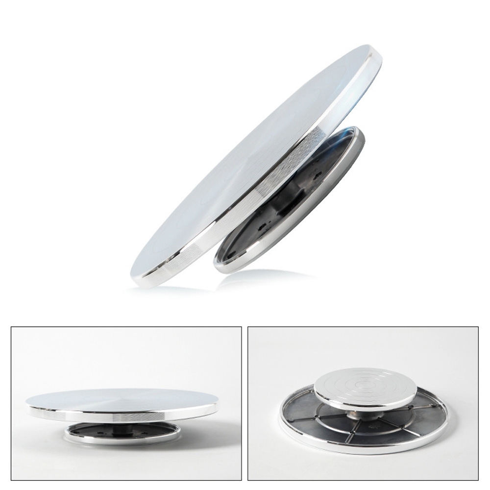 11-30CM Double Side Pottery Wheel Turntable Ceramic Clay Sculpture Pottery Rotating Table Stand Turntable Clay Tools